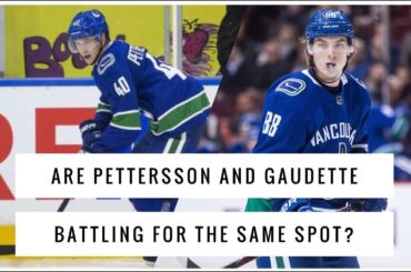 Vancouver Canucks: Elias Pettersson and Adam Gaudette - is there room for only one of them?