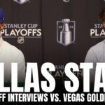 Jake Oettinger & Wyatt Johnston React to Dallas Stars vs. Las Vegas Golden Knights WCF Matchup