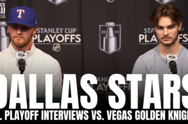 Jake Oettinger & Wyatt Johnston React to Dallas Stars vs. Las Vegas Golden Knights WCF Matchup