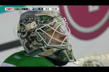 Nikita Zaitsev scores vs Stars for Leafs (2017)