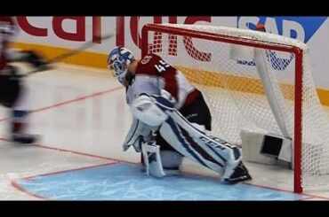 Mike Hoffman benefits from stroke of bad luck for Jonathan Bernier