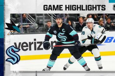 Sharks @ Kraken 1/20/22 | NHL Highlights