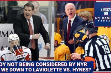 Who will be the next Rangers coach?! Is it down to Peter Laviolette vs. John Hynes??
