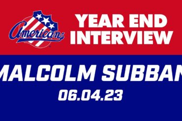 Malcolm Subban Year End Interview | 06.04.23