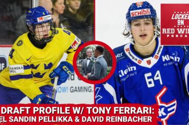 '23 Draft Profiles: Axel Sandin Pellikka & David Reinbacher | Ft. Tony Ferrari of The Hockey News