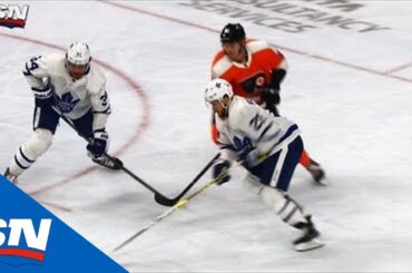 Shayne Gostisbehere’s Horrific Turnover Leads To William Nylander Goal