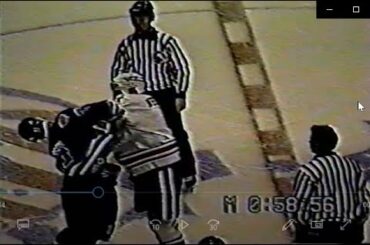 Combats AHL 97 98 Rochester Dean Melanson vs Robertsson TKO