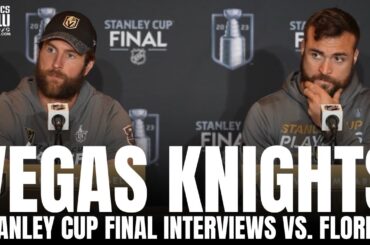 Alex Pietrangelo & William Carrier React to Golden Knights vs. Florida Panthers Stanley Cup, GM1 Win