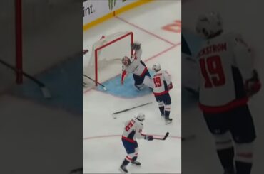Lindgren Saves With No Glove!! #hockey #nhl #capitals