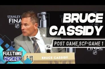 Bruce Cassidy - Post Game - Game 1 - 2023 NHL Stanley Cup Finals! 🏆🏆🏆