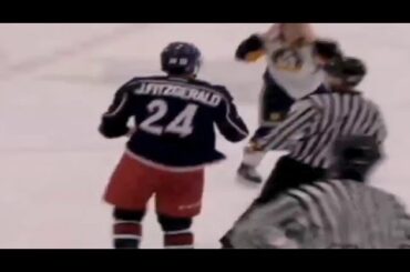 Hockey Fights - Fitzgerld vs Daley Mar 4