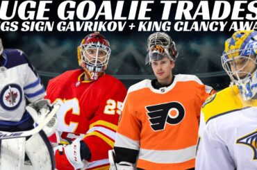 Huge NHL Trade Rumours - Goalie Trades? Markstrom, Hart, Saros, Hellebuyck + Kings Sign Gavrikov