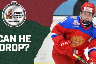 Is there any chance Matvei Michkov drops to the Arizona Coyotes at pick #6 in the 2023 NHL Draft?