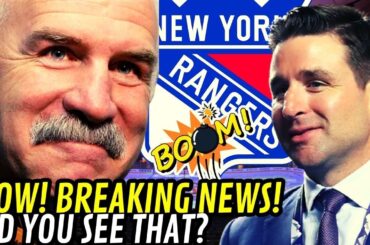 🛑TODAY'S LATEST NEWS FROM THE NEW YORK RANGERS! WOW! BREAKING NEWS! DID YOU SEE THAT? NHL!
