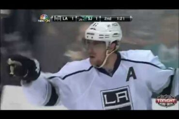 Anze Kopitar goal. Los Angeles Kings vs San Jose Sharks, Game 7, Round 1 - 04/30/2014