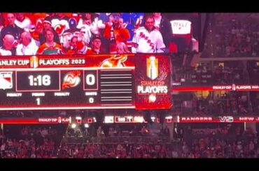 NJ Devils NY Rangers Game 7 Player Introductions