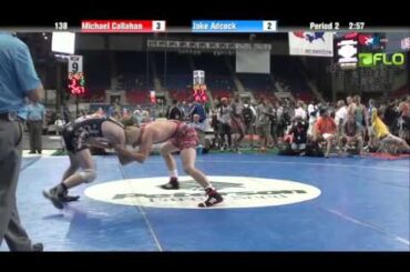 Cadet 138 - Michael Callahan (Illinois) vs. Jake Adcock (Georgia)