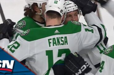 Luke Glendening Scores Gorgeous Tip As Stars Strike Back Early In Game 5 vs. Golden Knights