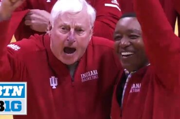 Bob Knight Returns to Assembly Hall | Indiana Hoosiers | B1G Basketball
