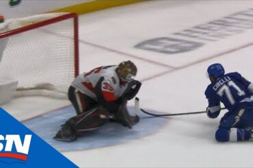 Lightning’ Anthony Cirelli Splits Senators Defence, Scores OT Winner