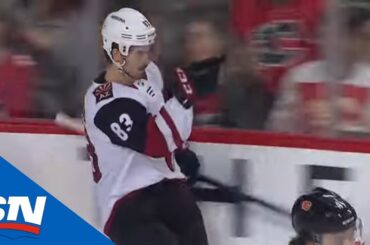 Conor Garland Goes Length Of Ice To Score Backhand Beauty