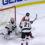 Teemu Pulkkinen tips in Brodin's slap shot