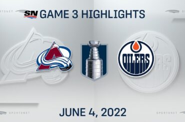 NHL Game 3 Highlights | Avalanche vs. Oilers - June 4, 2022