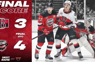 HIGHLIGHTS: Belleville Senators - 3 @ Utica Comets - 4