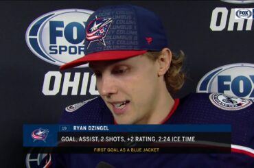 Ryan Dzingel 1st Intermission Interview (Mar. 12, 2019)