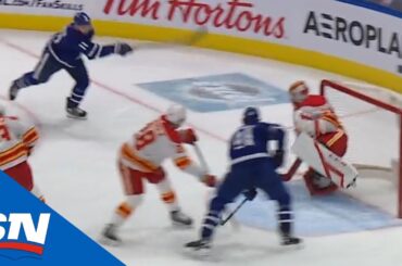 Zach Hyman Hustles On Wraparound To Beat David Rittich