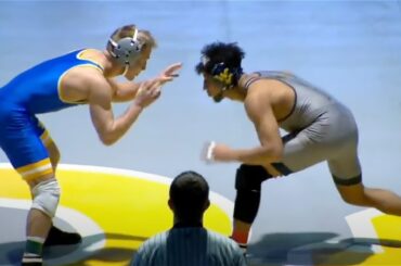 141lbs Jordan Titus (West Virginia) vs Cole Matthews (Pitt)