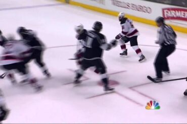 Adam Henrique goal. New Jersey Devils vs LA Kings Stanley Cup Game 6 6/11/12 NHL Hockey