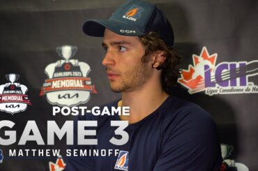 Blazers Post-Game Media - Matthew Seminoff