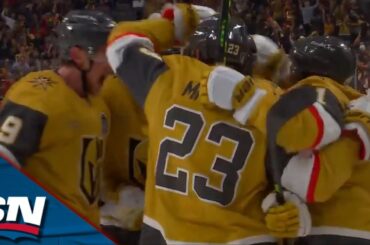 Alec Martinez Buries His First Playoff Goal To Extend The Golden Knights' Lead In Game 2