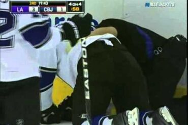 R.J. umberger turnbuckles Drew Doughty