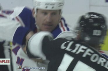 Cody McLeod vs Kyle Clifford Oct 28, 2018