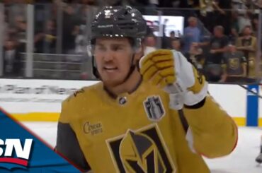 Zach Whitecloud's Wrister Beats Bobrovsky To Give Golden Knights Third-Period Lead In Game 1