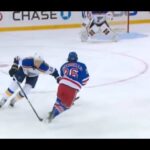 Mats Zuccarello Goes Around Bouwmeester and Scores