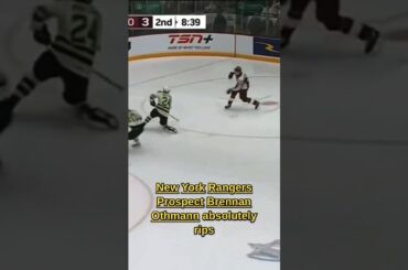 New York Rangers Prospect Brennan Othmann Scores His 8th Goal Of The Playoffs! #newyorkrangers #ohl