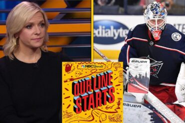 Columbus rookie goalie Elvis Merzlikins registers third shutout | Our Line Starts | NBC Sports