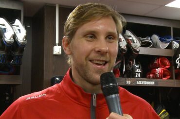 Viktor Ekbom efter segern mot HV71: "Vi är det bättre laget idag"