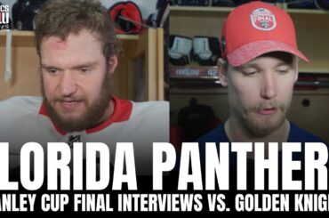Aleksander Barkov & Gustav Forsling React to Florida Panthers Ability to Bounce Back, Stanley Cup