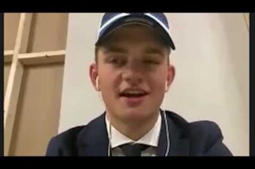 Cole Perfetti Reacts to Being Selected 10th Overall by Winnipeg Jets | NHL Draft 2020