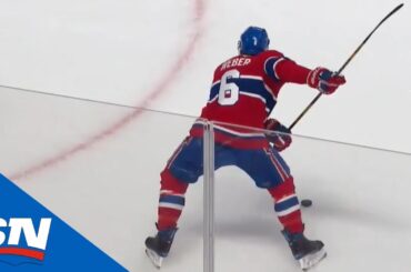 Shea Weber Unloads A Rocket Top-Shelf On Robin Lehner For First Goal Of Game 6