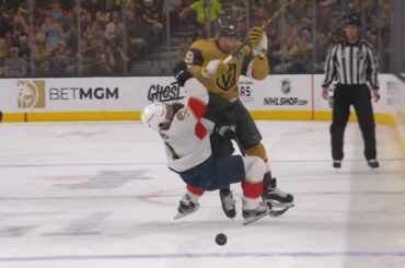 Barbashev's huge hit on Gudas sends him to locker room 2022 - 2023 Playoffs