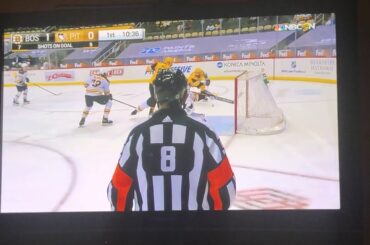 Amazing save by Boston Bruins Goalie Dan Vladar