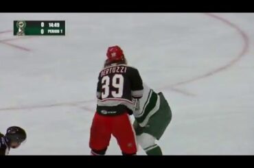 Tyler Bertuzzi vs Marc Hagel Feb 13, 2016