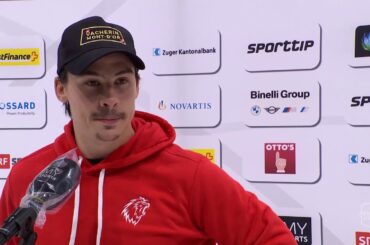 J6 - Charles Hudon après la victoire face au EV Zug