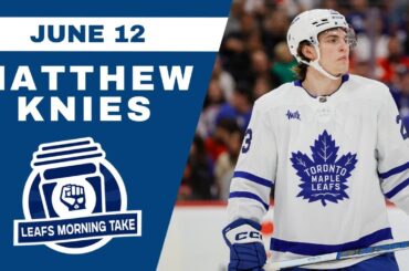 CATCHING UP WITH LEAFS SUPER ROOKIE MATTHEW KNIES | Leafs Morning Take - June 12th