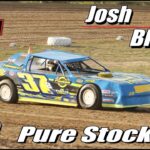 Josh Bloom driving #37B Pure Stock in the Feature at Hummingbird Speedway June 3, 2023